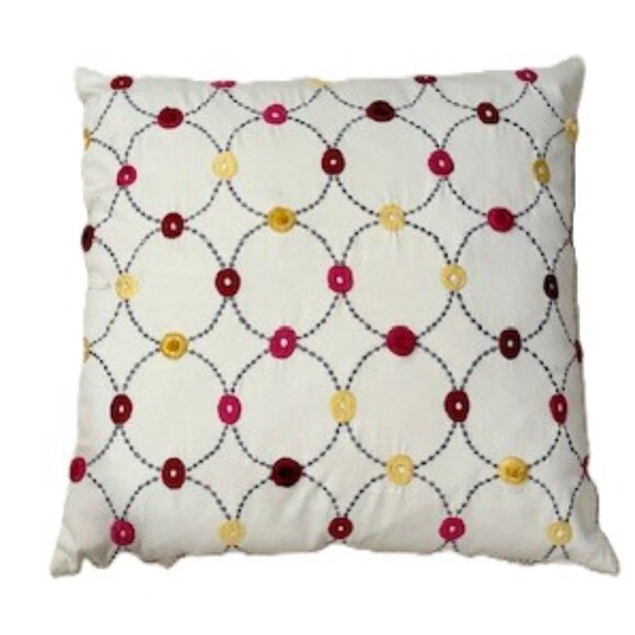 Other - Embroidered Throw Pillow (2 Available)